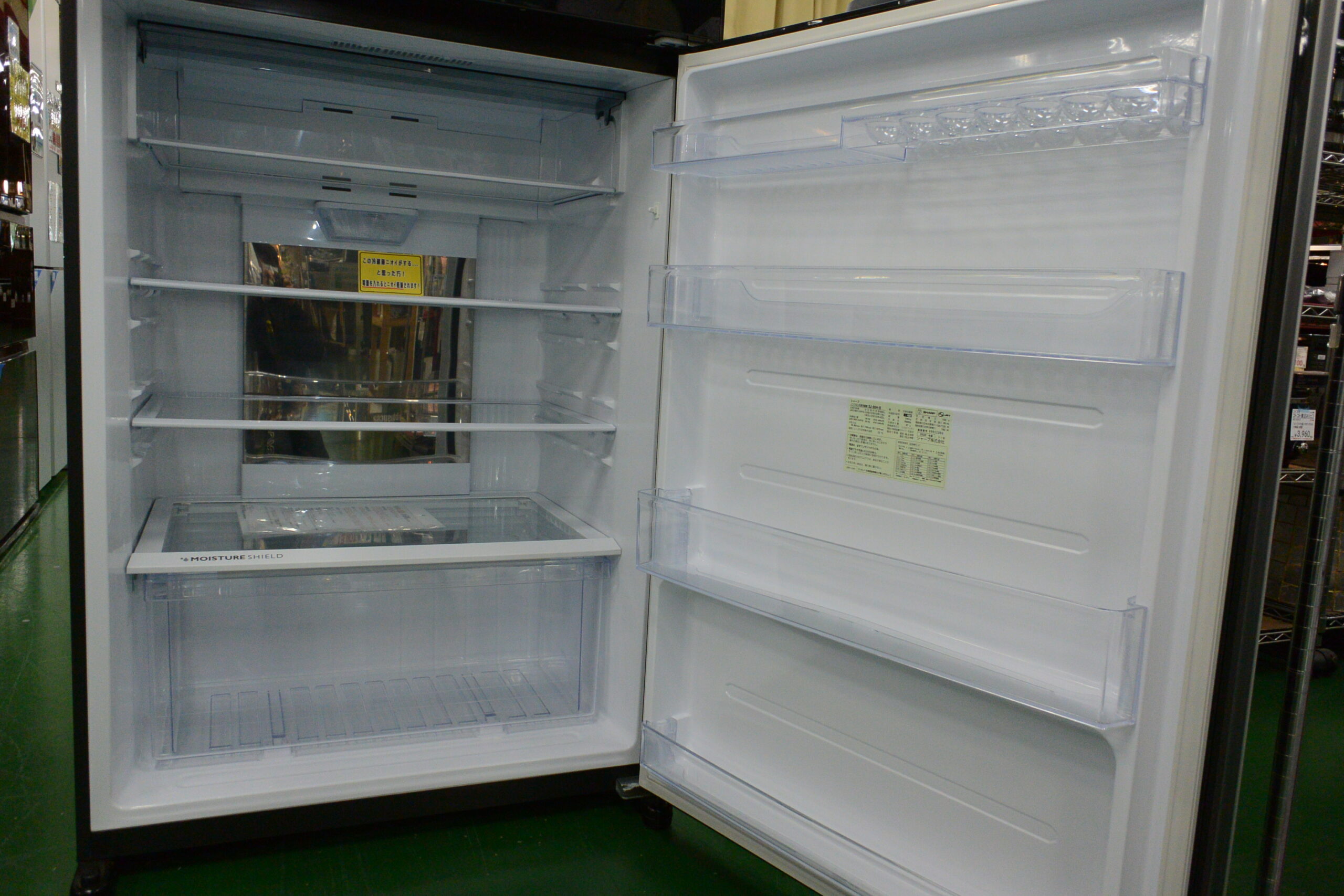 SHARP プラズマクラスター 大型2ドア冷蔵庫 SJ-60H-B 2022年製が入荷