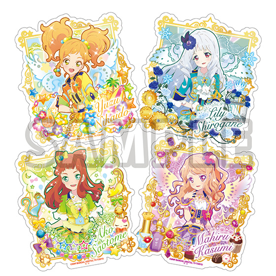 プレミアムバンダイ＞オールアイカツ！ダイカットステッカー − グッズ