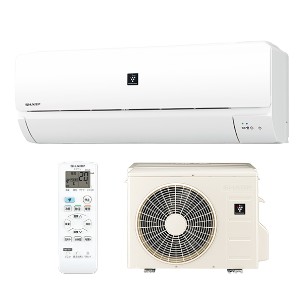 AY-J28S-W プラズマクラスター7000搭載のシンプルモデル。主に10畳用