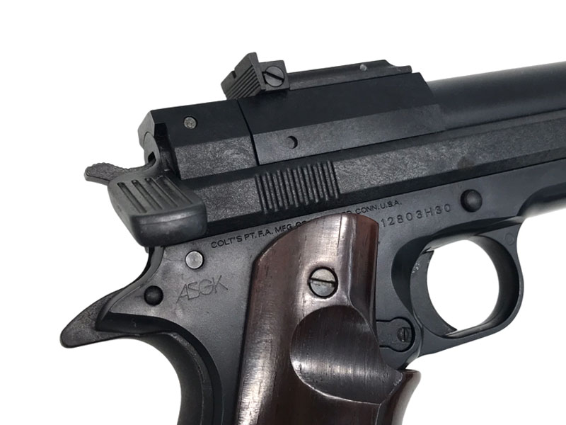 マルゼン APS-1 ドミネーター 木製グリップ 、トリガー変更？ マルゼン