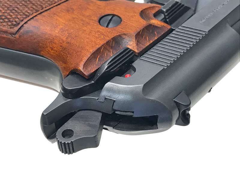 マルシン] ベレッタ M84 X-PFC ハーフチェッカー 木製グリップ 完成品