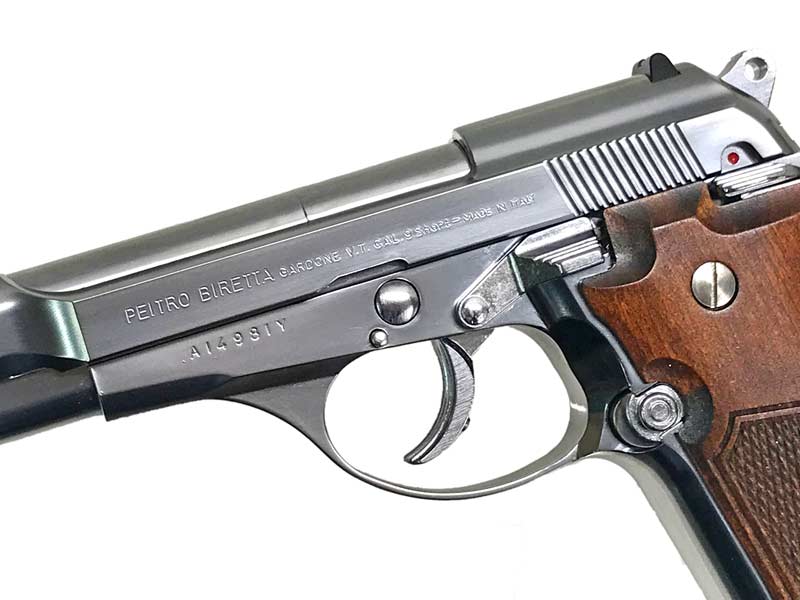 マルシン] ベレッタ M84 X-PFC ハーフチェッカー 木製グリップ 完成品