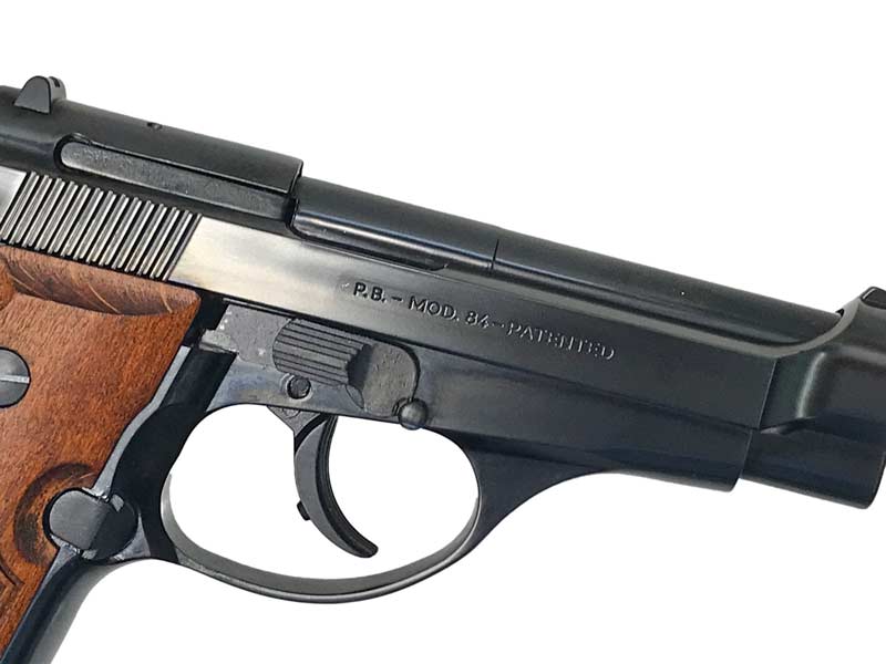 マルシン] ベレッタ M84 X-PFC ハーフチェッカー 木製グリップ 完成品