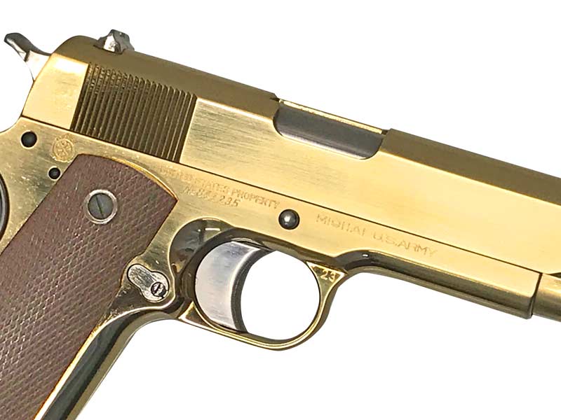 HOBBY FIX] コルトガバメント M1911A1 全金属モデルガン 木箱付き