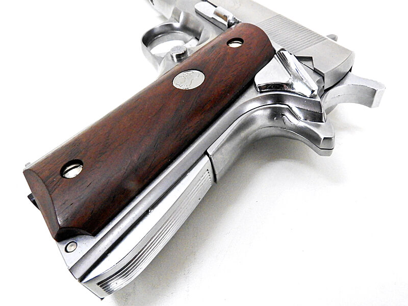 マルゼン] コルト ガバメント ステンレスカスタム 紫檀材ローズウッド