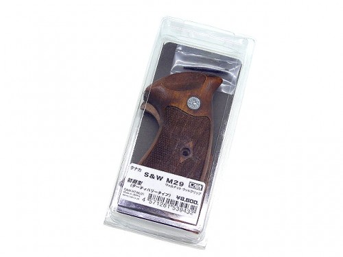 CAW] タナカ S&W M29用 ウォルナット ウッドグリップ 初期型ダーティー