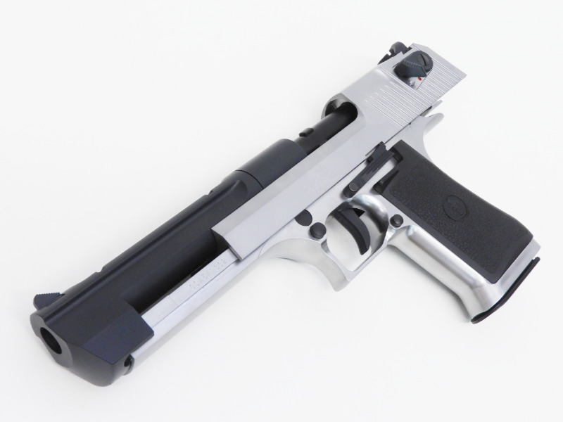 SIIS] デザートイーグル.50AE HW シルバーモデル エアーコッキング 18