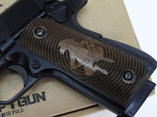 WA] コルトガバメント .45 シリーズ80 CAW木製グリップカスタム (中古