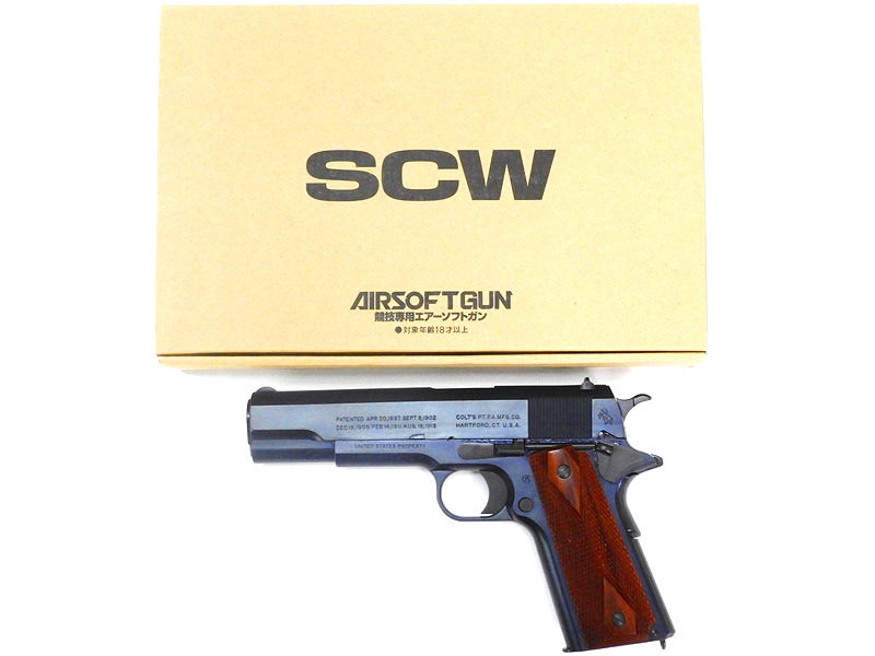 WA] コルト M1911 ワイルドバンチ/ガンブルー マグナブローバック 8丁