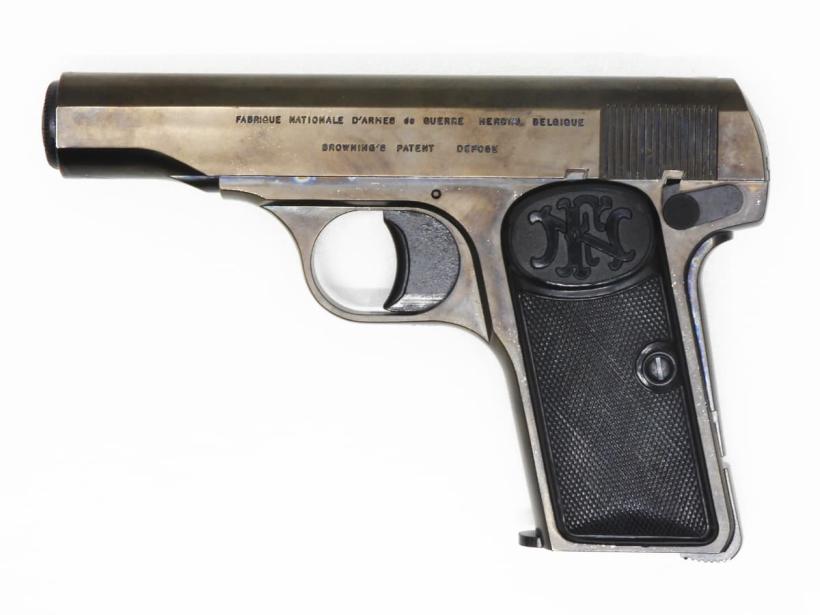 レプリカ] ブローニング 1910 メタルフィニッシュ 固定ガスガン (中古