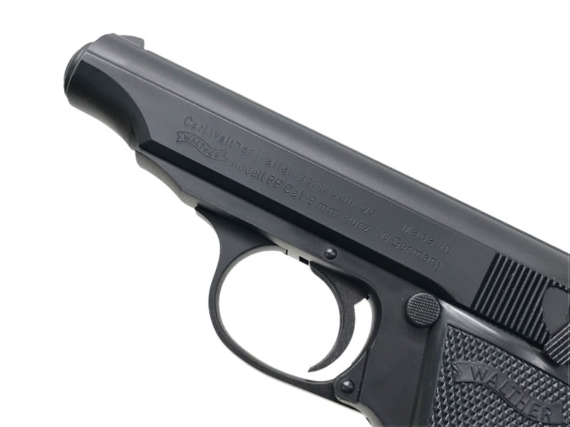 マルゼン] ワルサー PP 正規ライセンス ブラックモデル ガスブロー