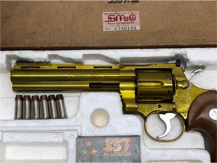 コクサイ] ニューコルトパイソン 6インチ スチールモデル 金属モデル