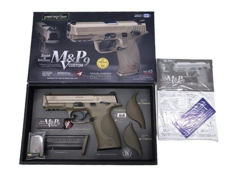 東京マルイ] S&W M&P 9 Vカスタム ガスブローバック (新品取寄)の販売