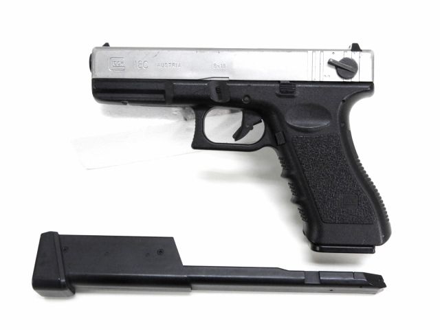 東京マルイ] グロック18C シルバースライド 電動ハンドガン 傷多め