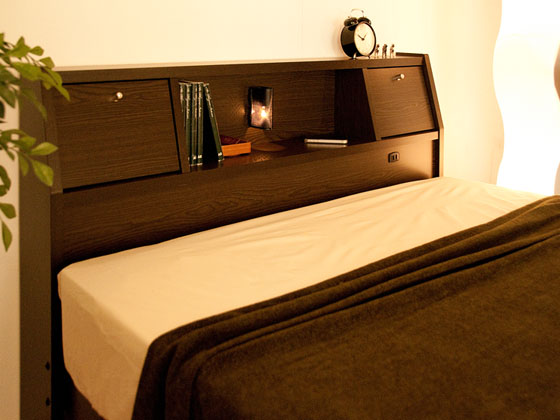 モダンベッド PRIVEE(プリヴェ) 【ダブル】 マットレスなし | 家具