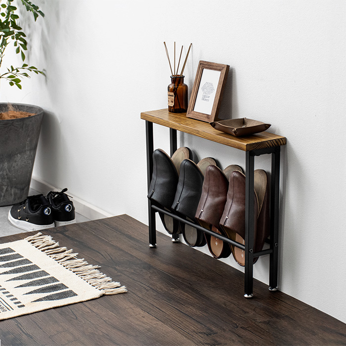 ヴィンテージウッドスリッパラック Lewis(ルイス) | 家具・インテリア