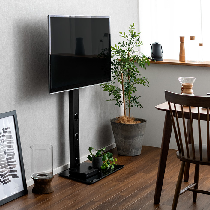 壁寄せテレビスタンド Varial(バリアル) 3段棚タイプ | 家具