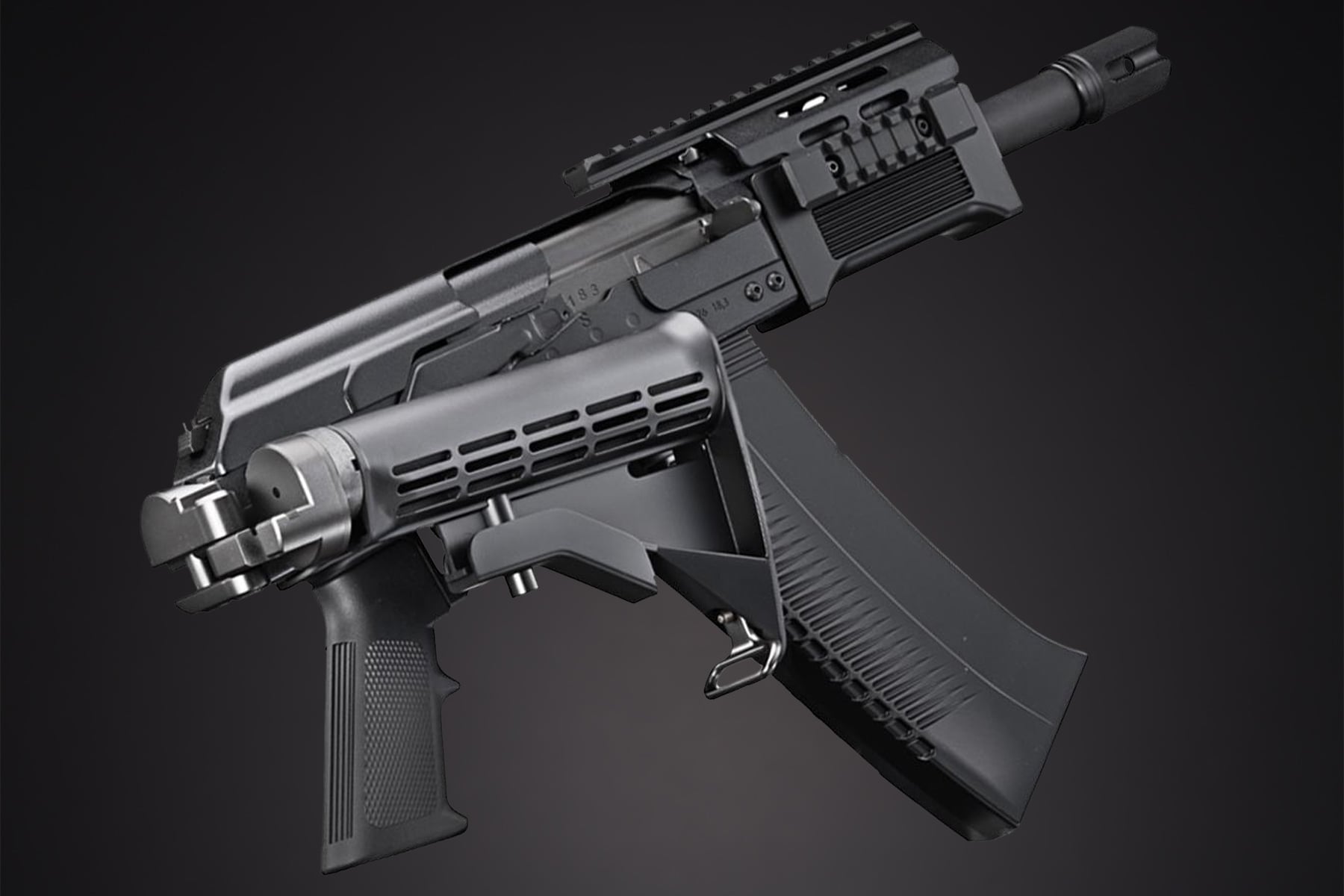 Tokyo Marui SAIGA-12 SBS Tri-Shot Gas Blowback Airsoft Shotgun