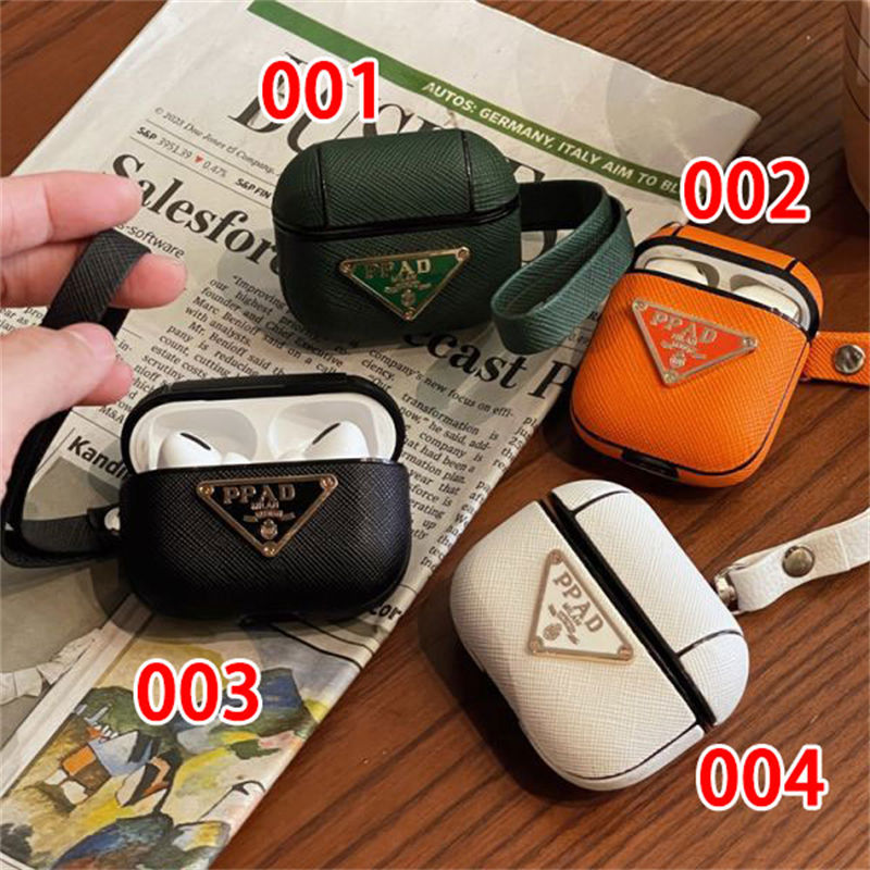 Prada プラダハイブランドairpods 4 3 2ケースブランドエアーポッズ