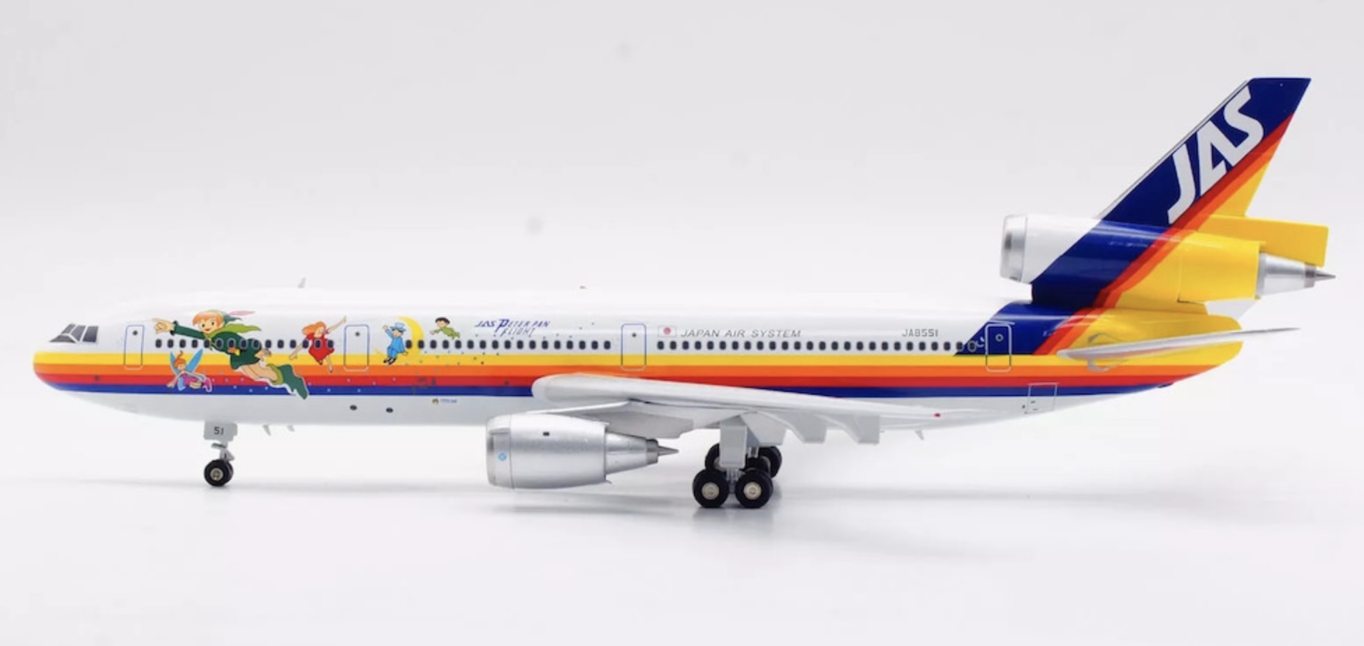 JAS DC-10 JA8551 ピーターパン 1/200 JAS 日本エアシステムDC10-30
