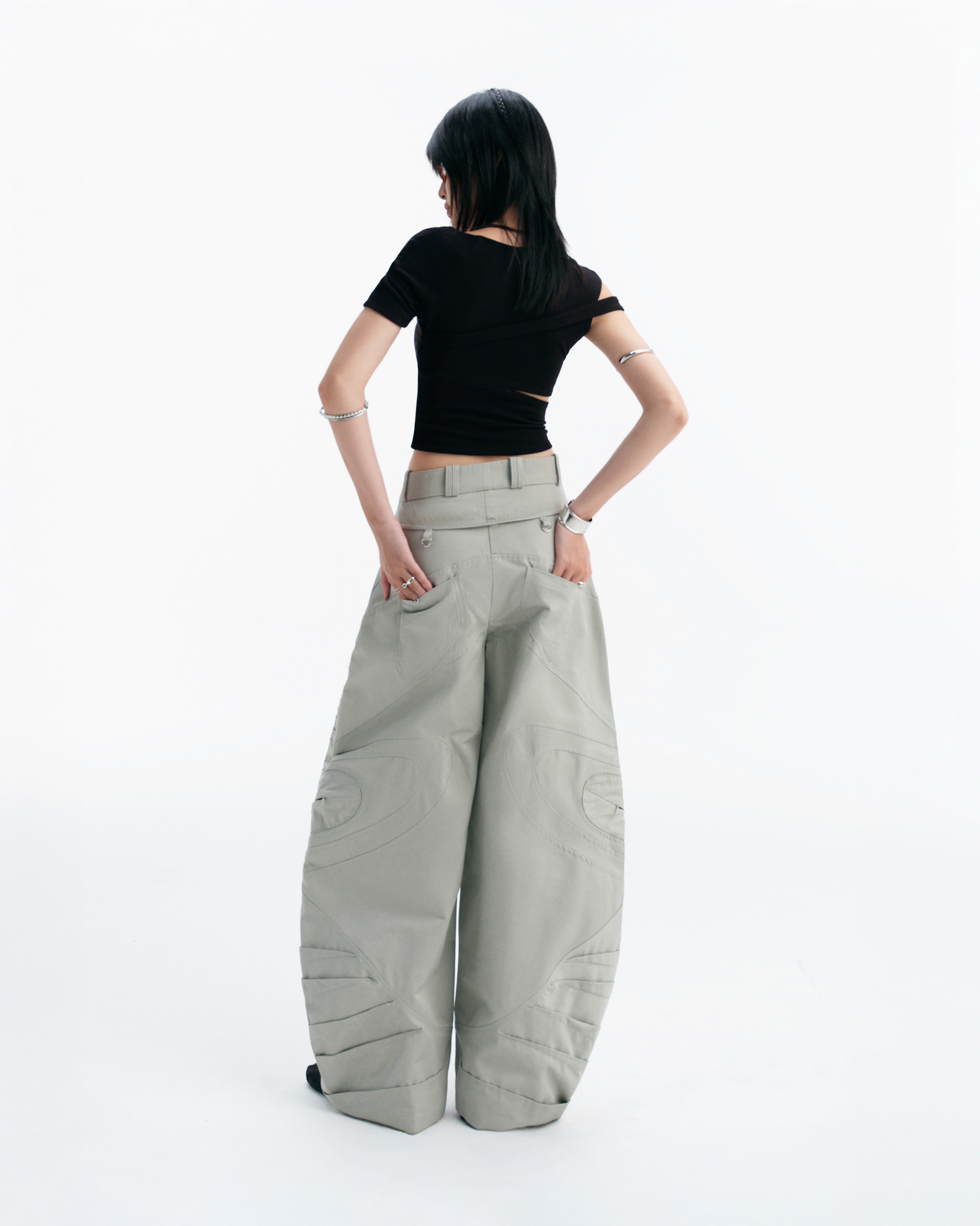 BUNNYHILL - Gray Desmond Pants - ASTOUD