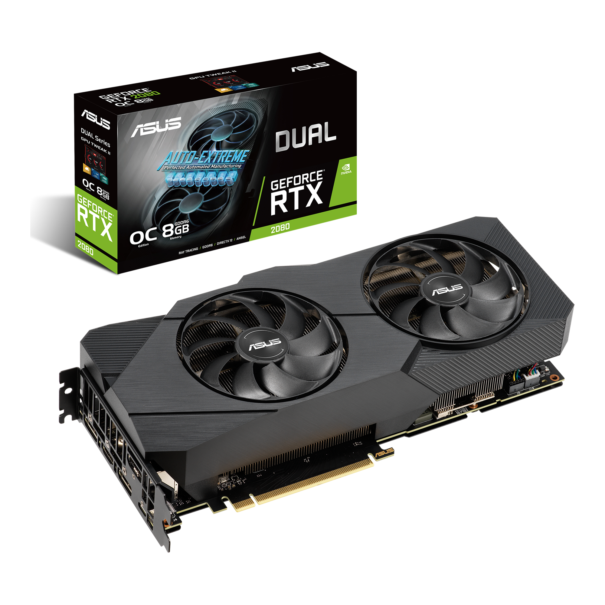 DUAL-RTX2080-A8G-EVO｜Graphics Cards｜ASUS Global