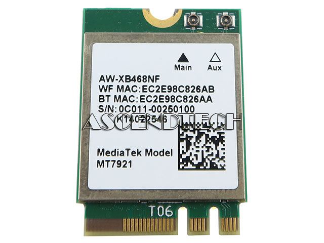 AZUREWAVE AW-XB468NF M.2 2230 PCIE 802.11AX WLAN BT 5.2 WIFI CARD