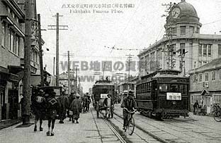 アンティーク絵葉書に観る、懐かしの福岡・天神町／県庁・岩田屋・松屋