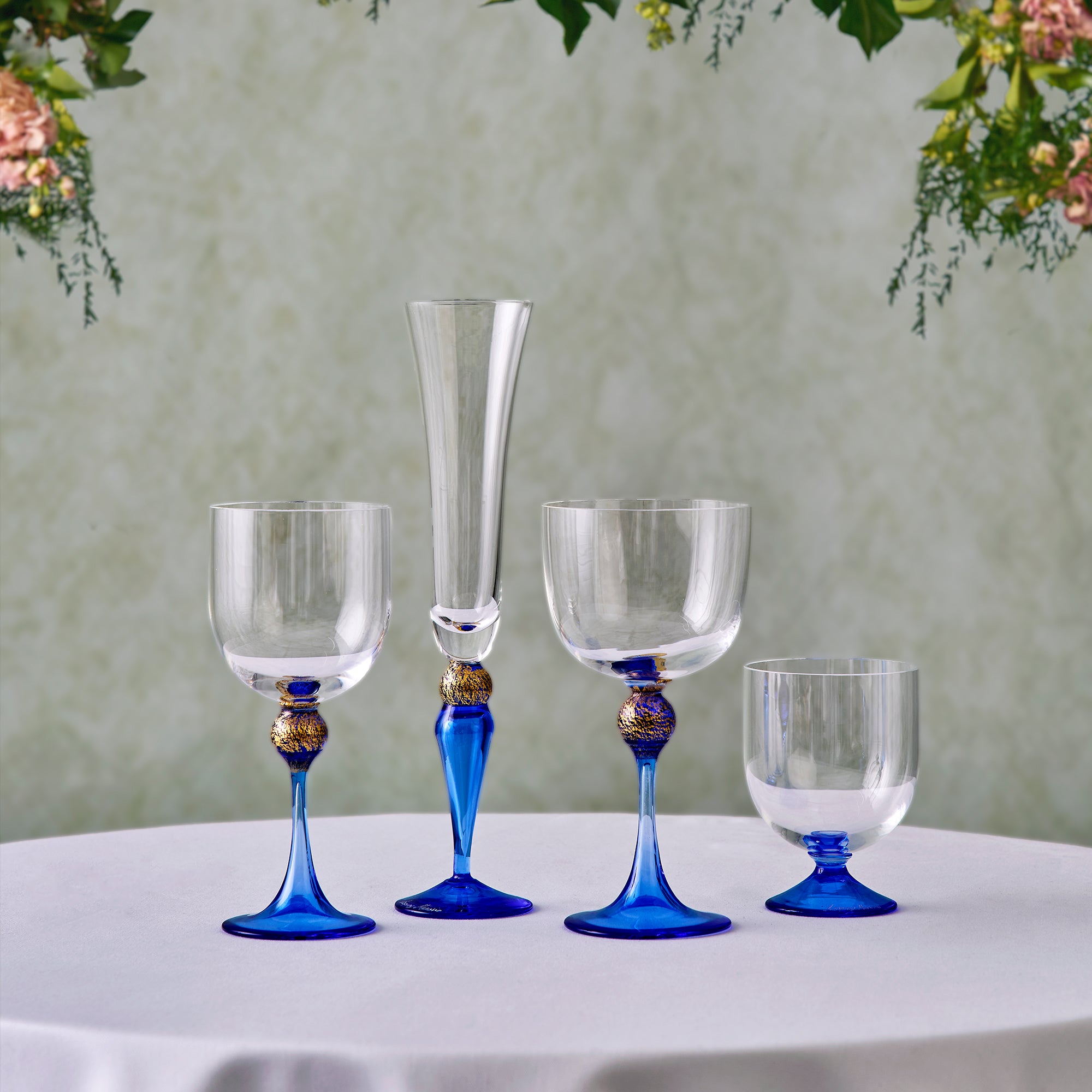 MURANO 特大 45.5㎝ ムラノ ハイエナメル ワイングラス 型 オブジェ