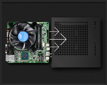 5 ASRock DeskMini 110 デスクミニ ASRock、Mini-STX規格を採用した小型ベアボーン「DeskMini 110