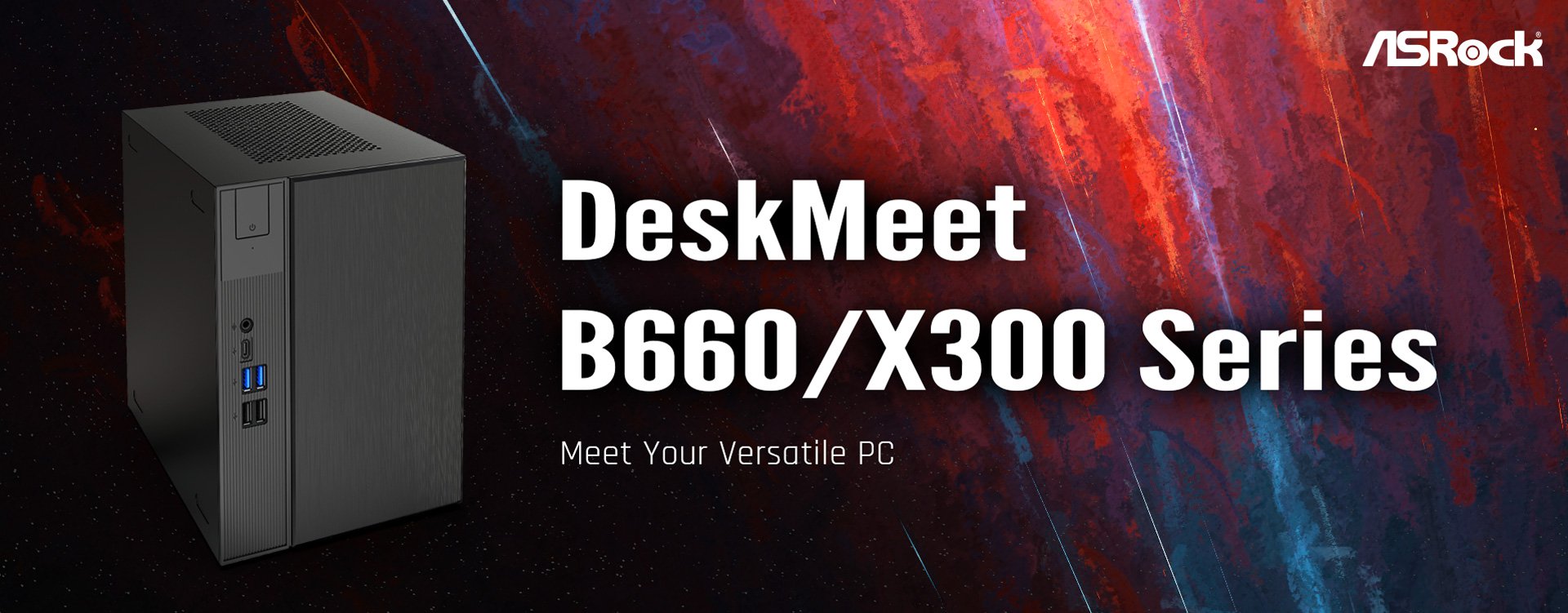 Asrock B660-ITX DeskMeet【保証あり】 B5用紙に収まるコンパクトサイズ、最新GPUを搭載したASRock DeskMeet