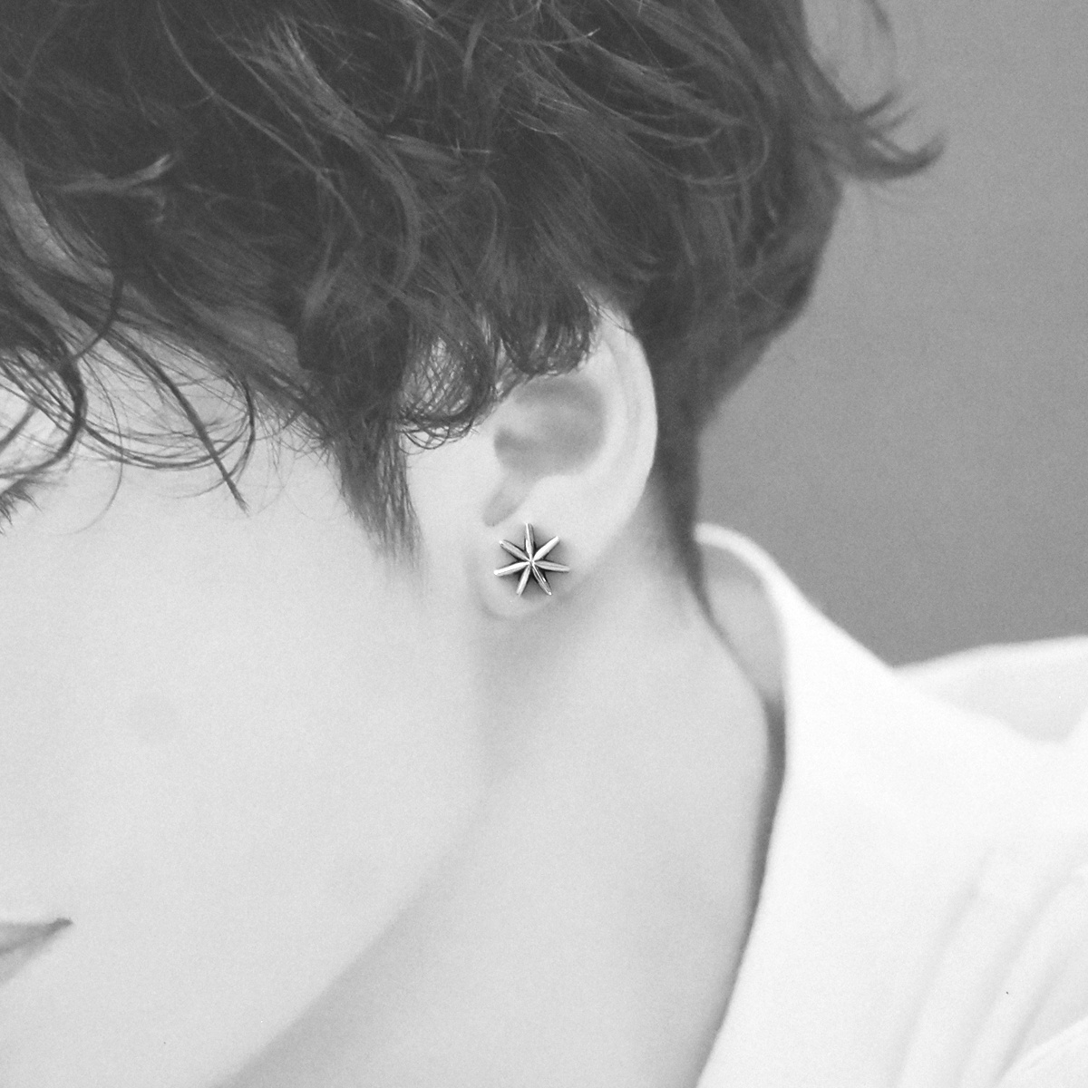 七芒星 デザイン シルバー925 ピアス【cooldust | クールダスト】cooldust