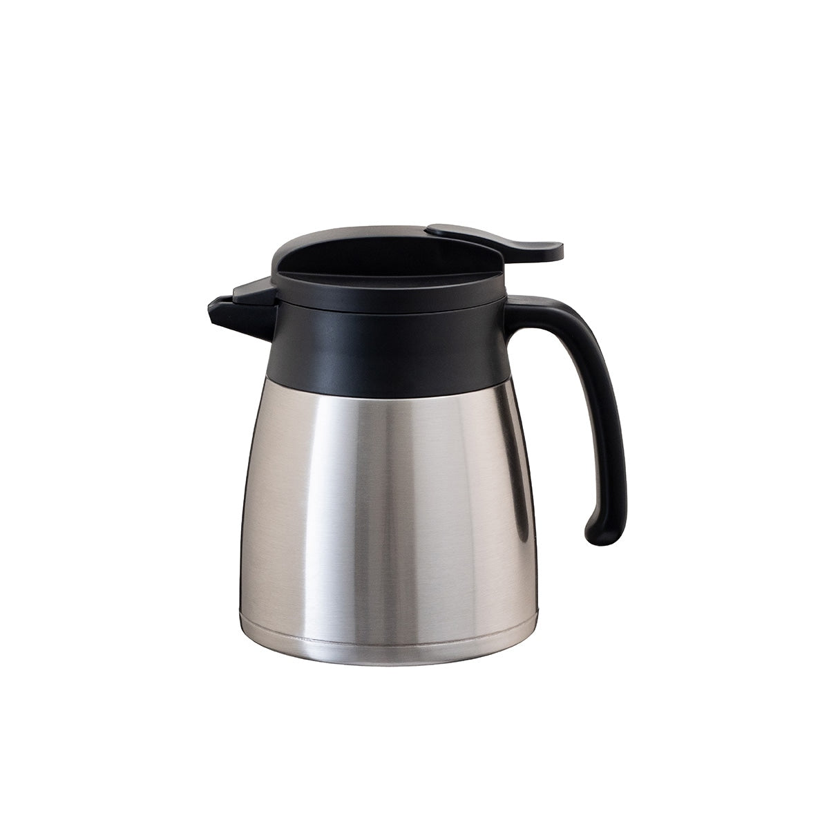 バリウス 超軽量コンパクト ステンレス卓上ポット シルバー 650ml