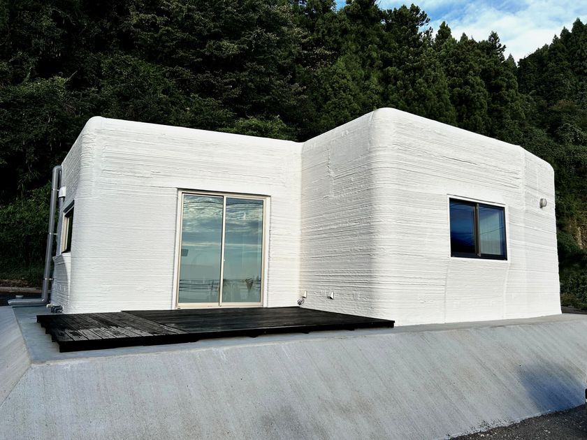 セレンディクスの2人世帯向け3Dプリンター住宅の 販売第1号棟が能登