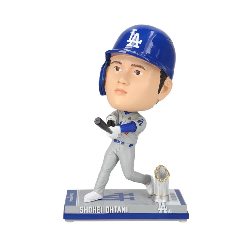 大谷翔平選手によるワールドシリーズ優勝を記念した限定ボブルヘッド