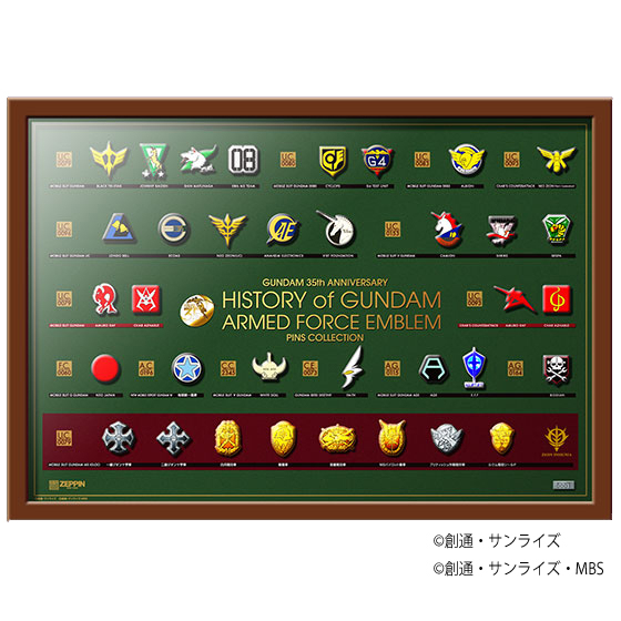 機動戦士ガンダム生誕35周年記念！ エンブレムやジオン軍の勲章を集め