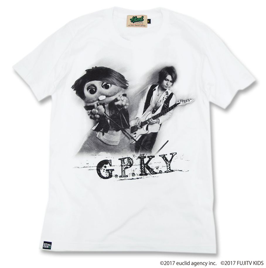 喜矢武豊(ゴールデンボンバー) × ガチャピン コラボTシャツの受注開始