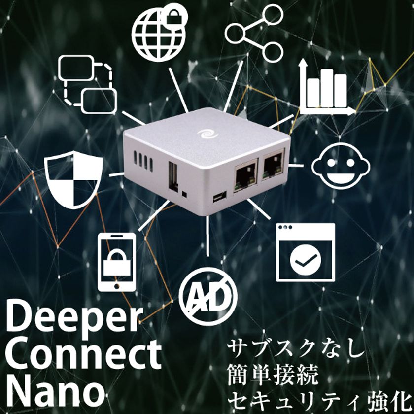 自宅のネットワークセキュリティを手軽に強化できる 「Deeper Connect