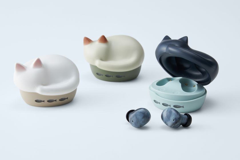 ねこ、かわいい」がイヤホンに 猫をモチーフにした完全ワイヤレス