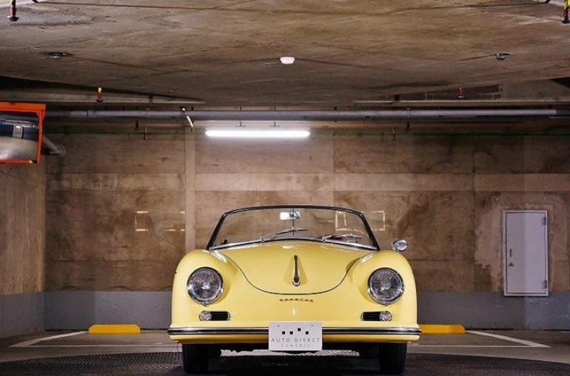 356 オープンカー イエロー ポルシェ