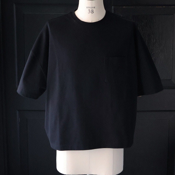 VORTEX 8オンス（MVS天竺）グラスポケット付き ボクシー クロップドTee