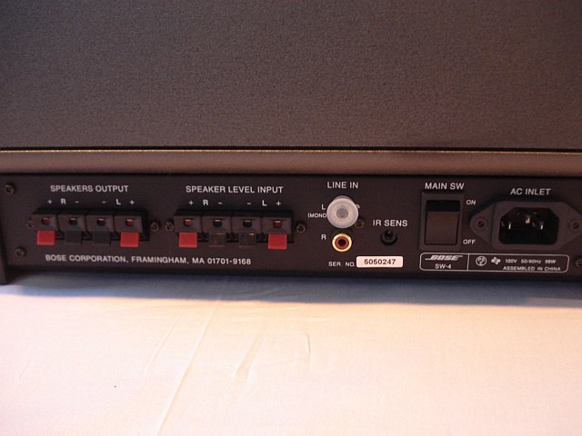 BOSE : SW-4 - 中古 | オーディオユニオン