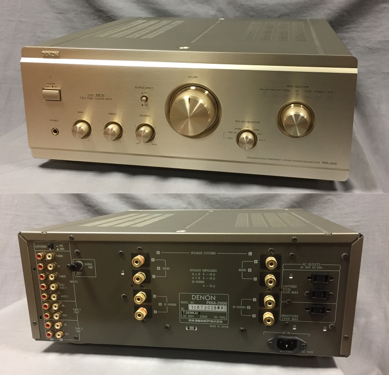DENON : PMA-2000 - 中古 | オーディオユニオン