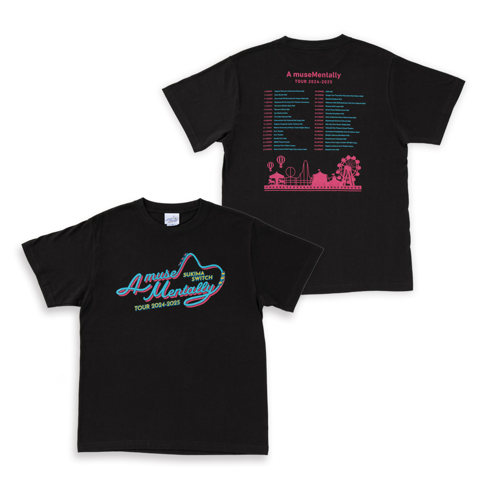 ツアーTシャツ / スミクロ | スキマスイッチ | Augusta Family Club