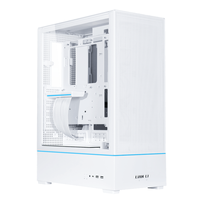 LIAN LI SUP01 Tempered Glass ATX White Mid Tower Case | AVADirect