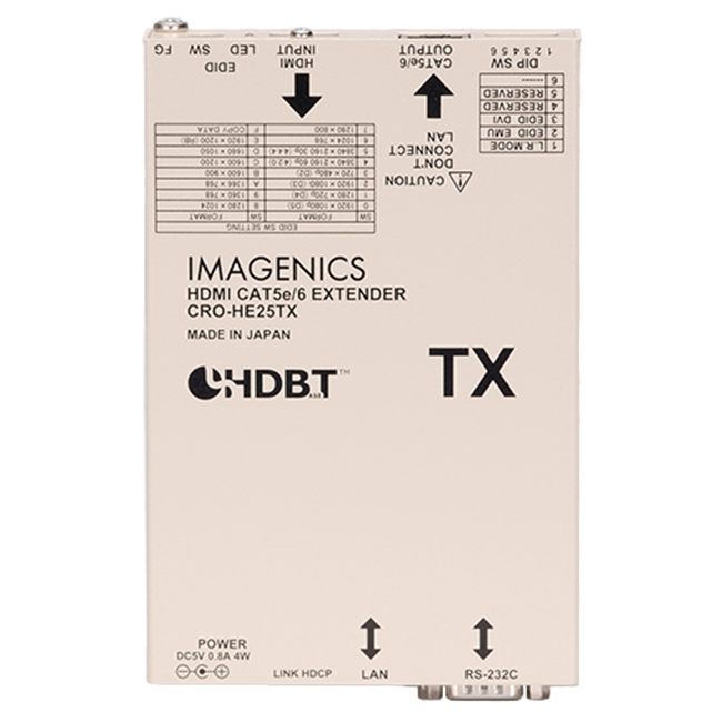 CRO-HE25TX｜伝送機器｜イベント映像事業｜映像センター