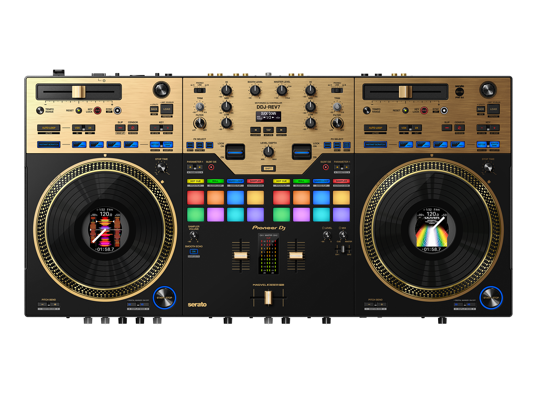 Pioneer DJ DDJ-REV7-N Gold Scratch Controller