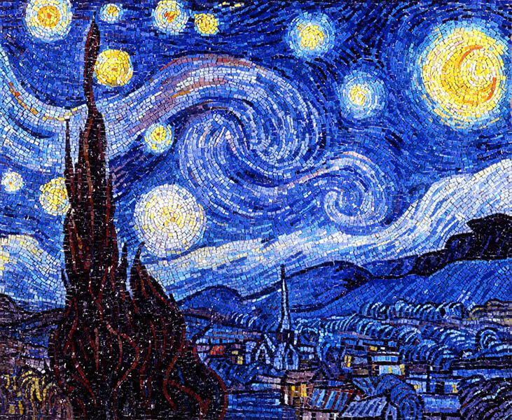 ゴッホ ガラスモザイク絵画展 －無限の色彩と輝きで甦る名画ー | 北一