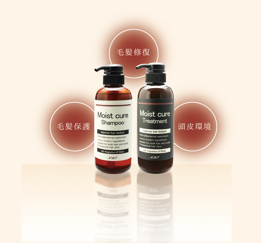 髪質改善】モイストキュアシャンプー＆トリートメント | 株式会社