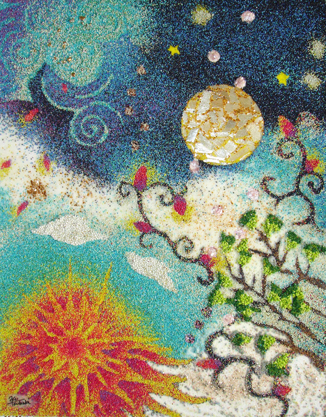 太陽と月」 by 椿Ako｜Artmeter｜暮らしを彩るアートが、きっと見つかる